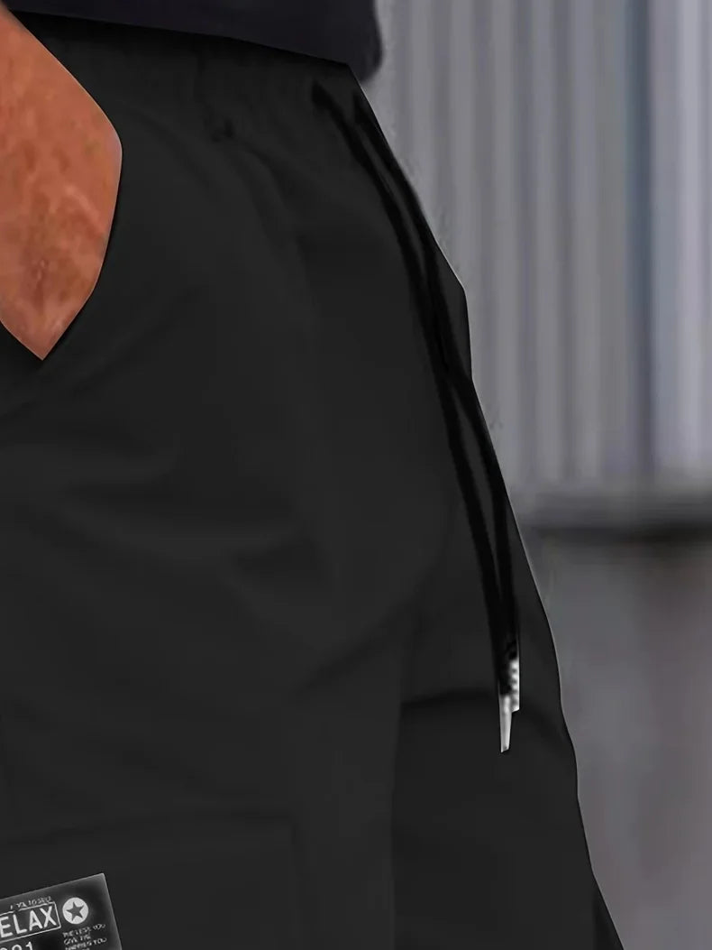 Men Ice Silk Cooling Cargo Pants