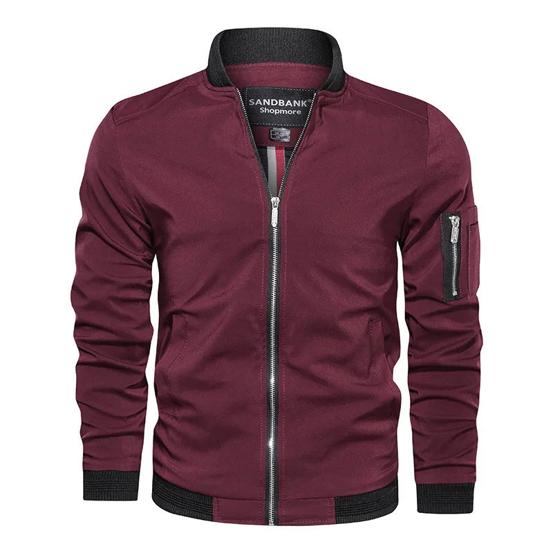 Men's Plus Size Bomber Jacket – 7XL Y2K Style