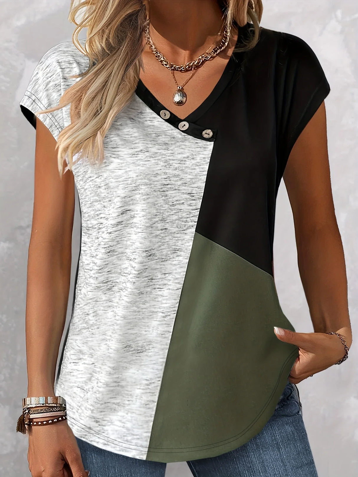 Women’s Plus Size Chic Summer Top