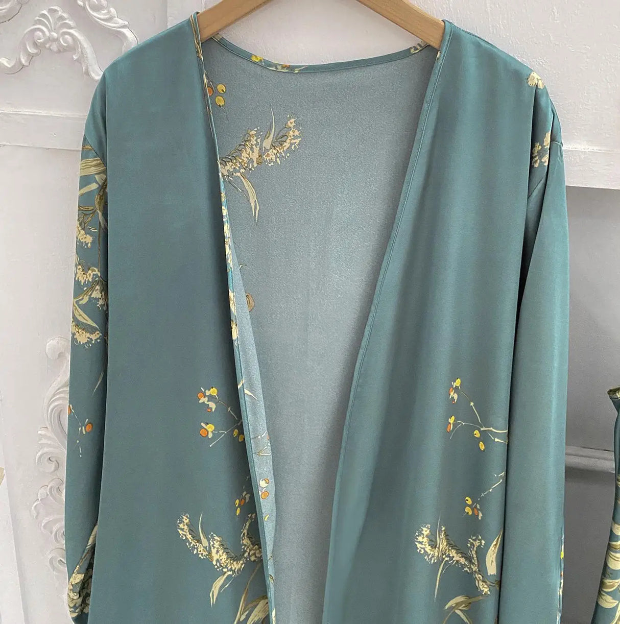 Women Bridal Satin Robe Set