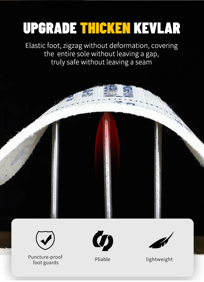 Women Safety Shoes Soft Sole Protective Sneakers