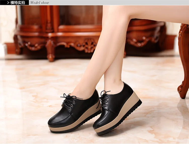 Women Platform Oxfords – 2025
