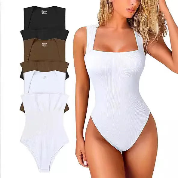 Women's Strapless Backless Bodysuit – Summer Slim Skinny Playsuit Top