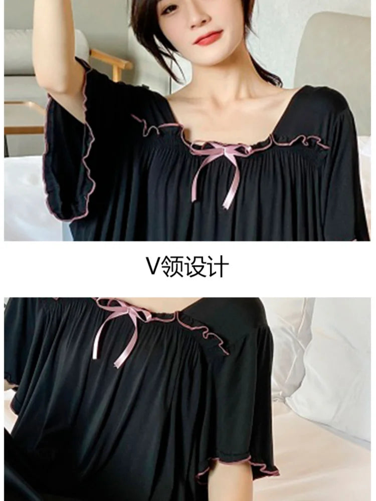 Women Extra Large Loose Sleep Dress