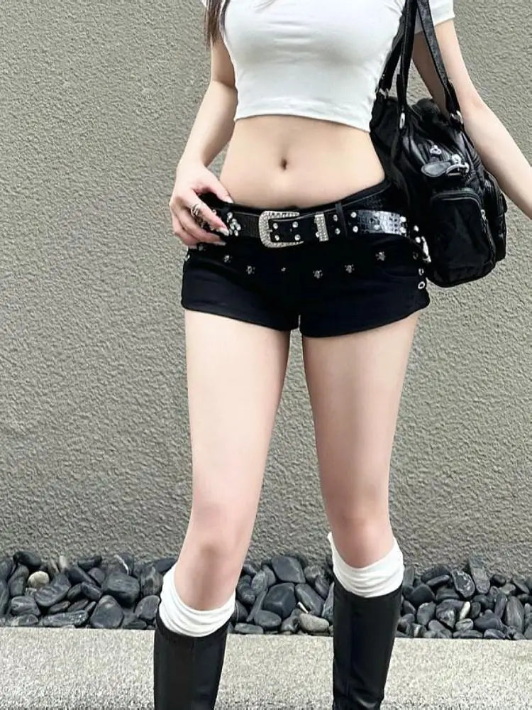 Women's High Waist Denim Shorts