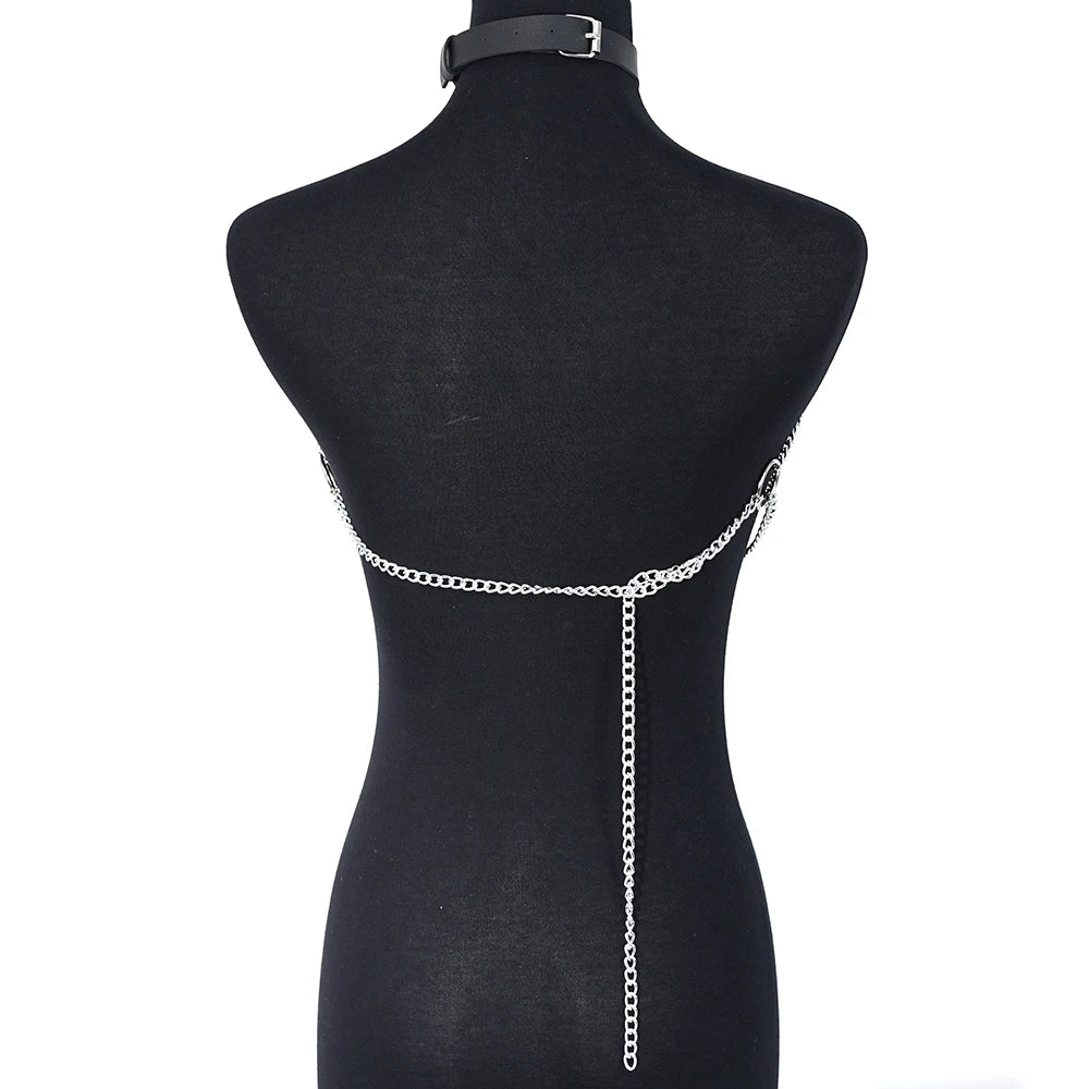 Women Chain Chest Harness