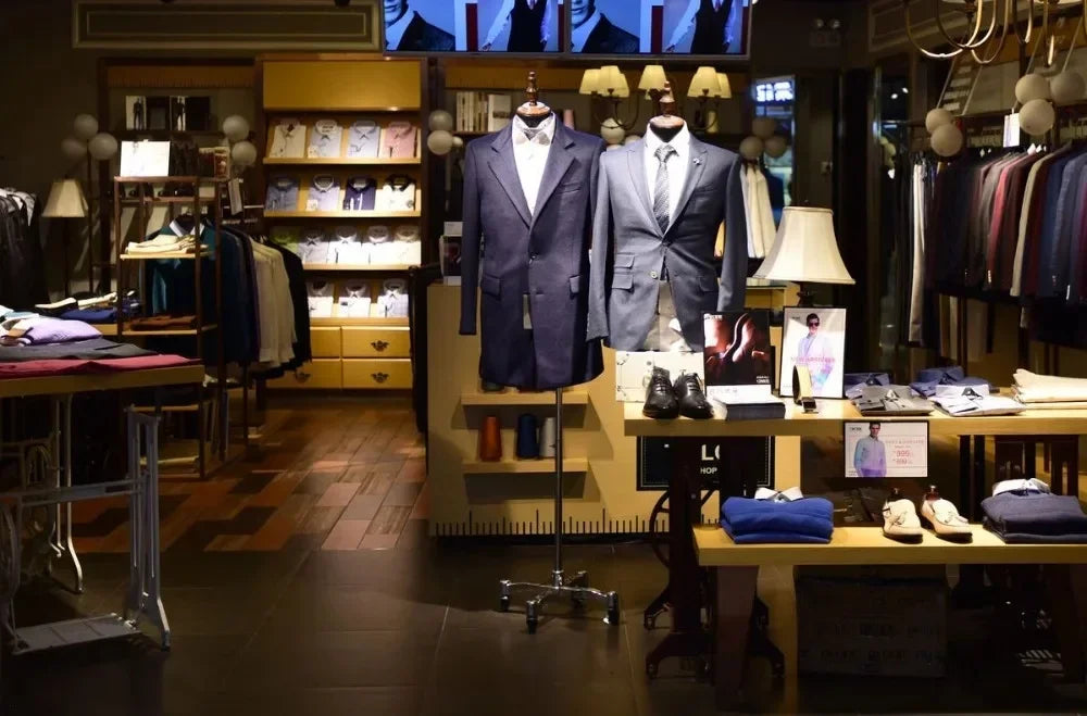 Men's Plus Size Double-Breasted Suit – 2-Piece