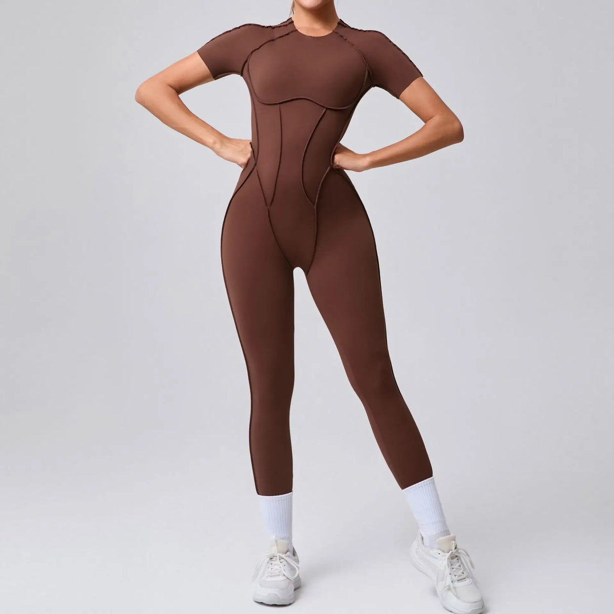 Women Backless Yoga Jumpsuit