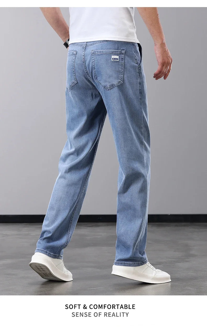 Men Thin Lyocell Jeans