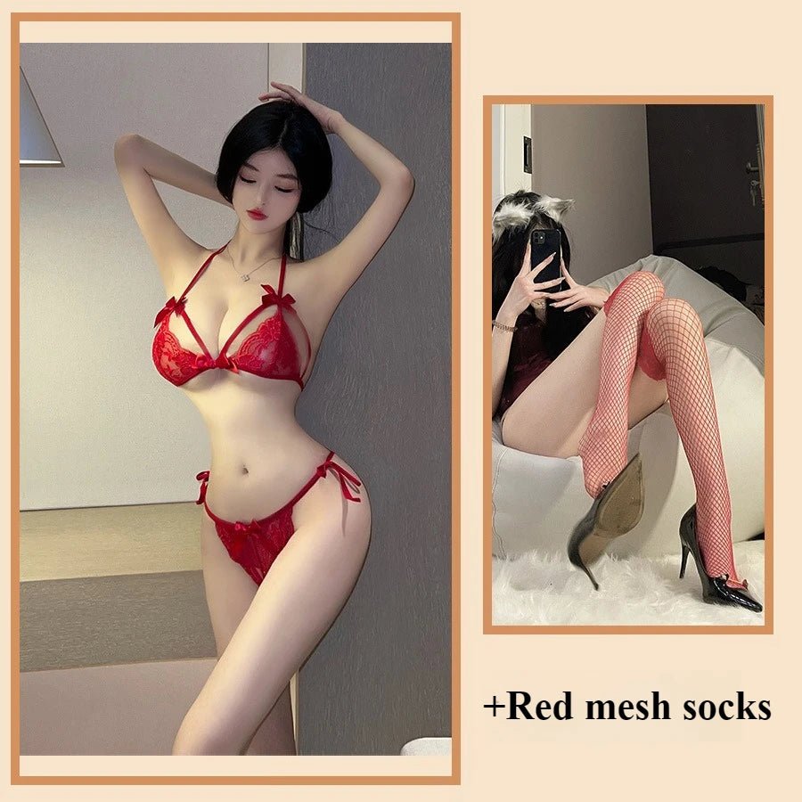 Bikini Style Lace Lingerie Set | by Anwer Fancy | Worldwide Shipping