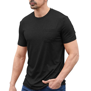 Men Casual Soft Basic Tee
