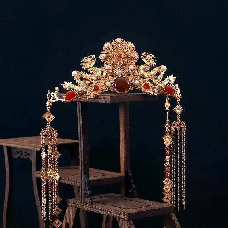 Chinese Bridal Crown Wedding Headdress | by Anwer Fancy | Worldwide Shipping