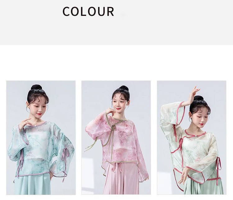 Classical Dance Tie - Dye Blouse | by Anwer Fancy | Worldwide Shipping