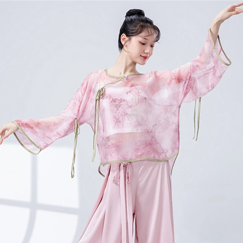 Classical Dance Tie - Dye Blouse | by Anwer Fancy | Worldwide Shipping