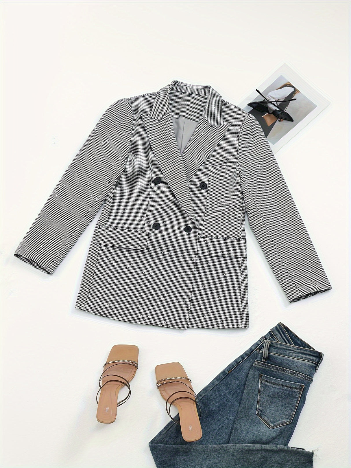 SparkGala™ – Double-Breasted Party Blazer (Winter Glam, Sparkling Fit, W24006)