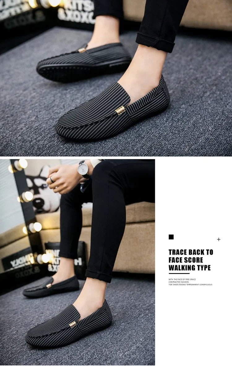 Men’s 2025 Breathable Flat Loafers | Men's Loafers & Slip - Ons by Anwer Fancy | Worldwide Shipping