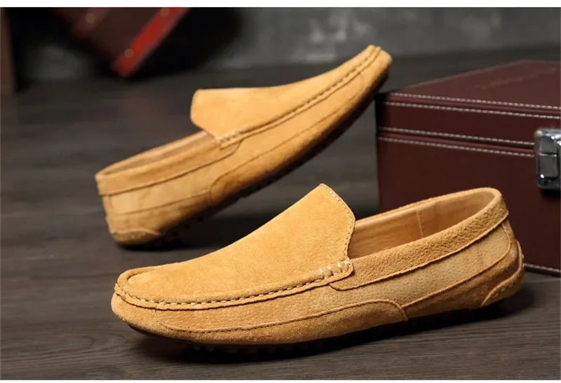 Men’s 2025 Luxury Suede Boat Loafers | Men's Loafers & Slip - Ons by Anwer Fancy | Worldwide Shipping