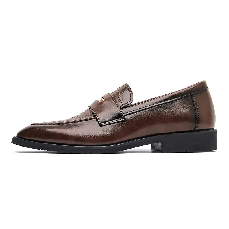 Men’s Black PU Leather Loafers | Men's Loafers & Slip - Ons by Anwer Fancy | Worldwide Shipping