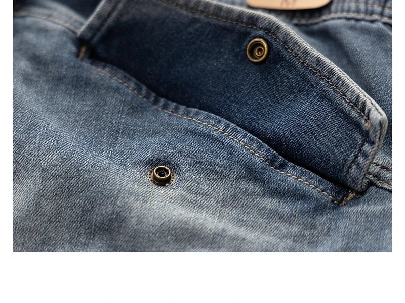 Men’s Classic Washed Blue Jeans | Men's Jeans by Anwer Fancy | Worldwide Shipping