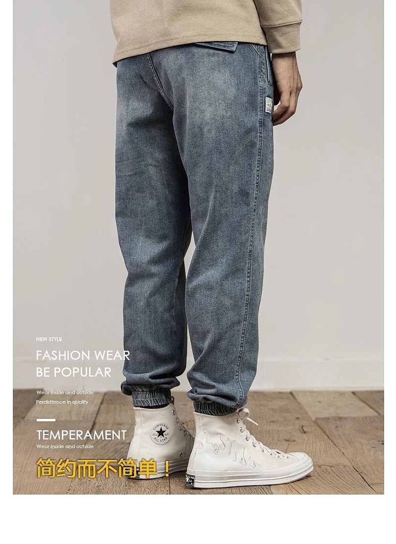 Men’s Classic Washed Blue Jeans | Men's Jeans by Anwer Fancy | Worldwide Shipping