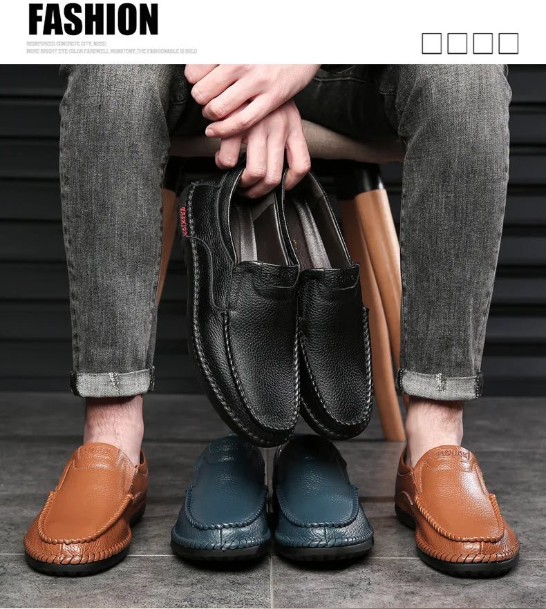 Men’s Italian Leather Driving Loafers | Men's Loafers & Slip - Ons by Anwer Fancy | Worldwide Shipping