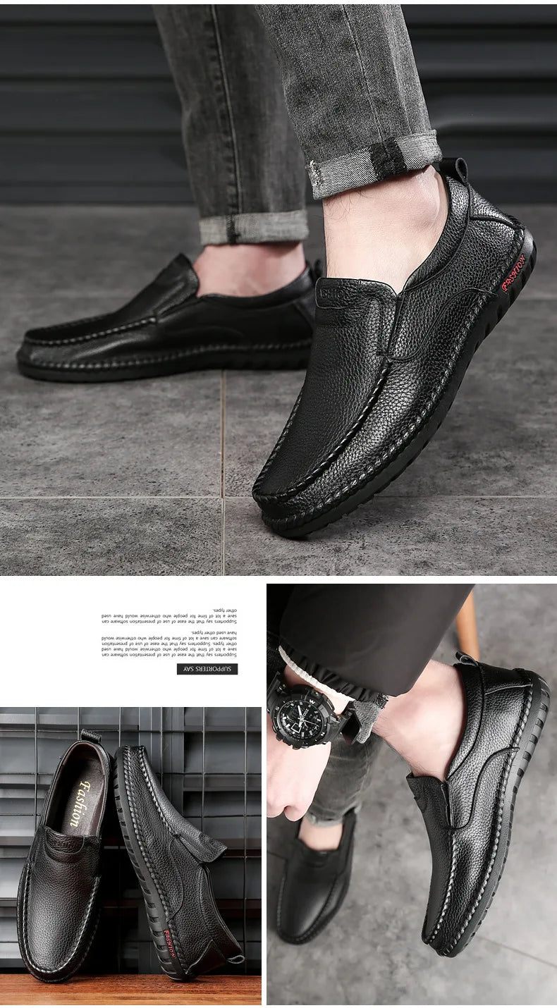 Men’s Italian Leather Driving Loafers | Men's Loafers & Slip - Ons by Anwer Fancy | Worldwide Shipping