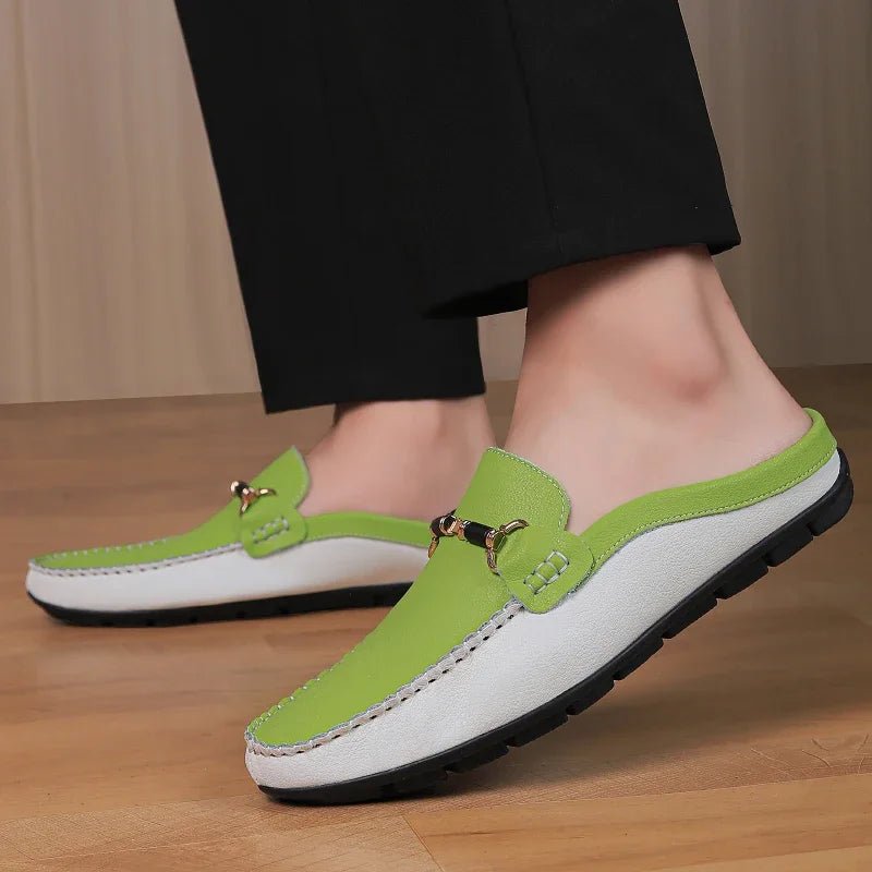 Men’s Italian Leather Mules | Men's Mules & Clogs by Anwer Fancy | Worldwide Shipping