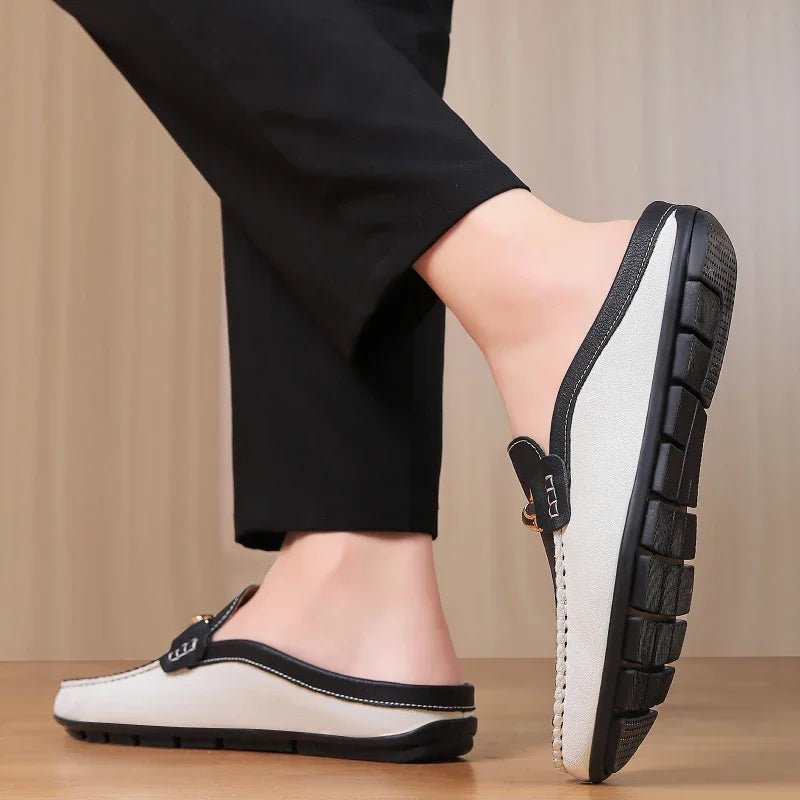 Men’s Italian Leather Mules | Men's Mules & Clogs by Anwer Fancy | Worldwide Shipping