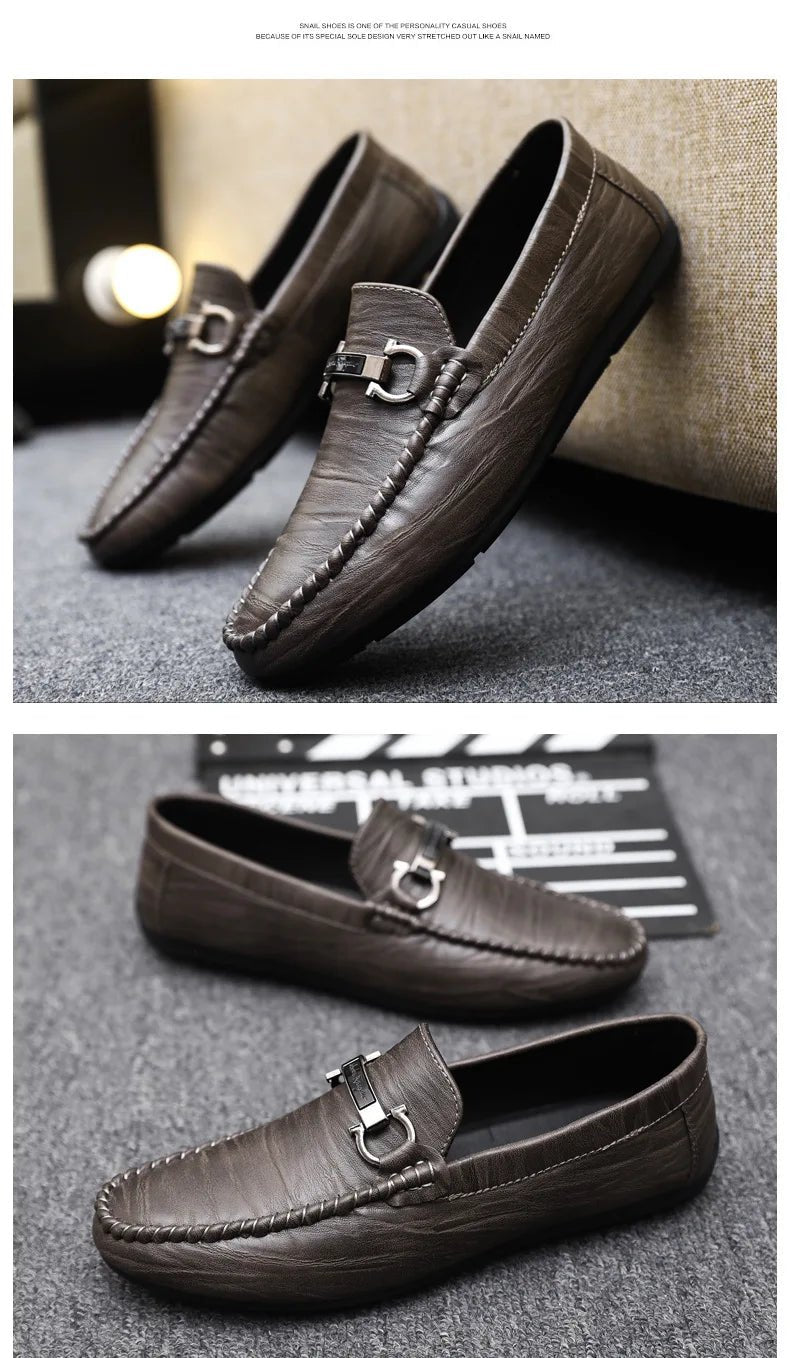 Men’s Luxury Business Leather Loafers | Men's Loafers & Slip - Ons by Anwer Fancy | Worldwide Shipping