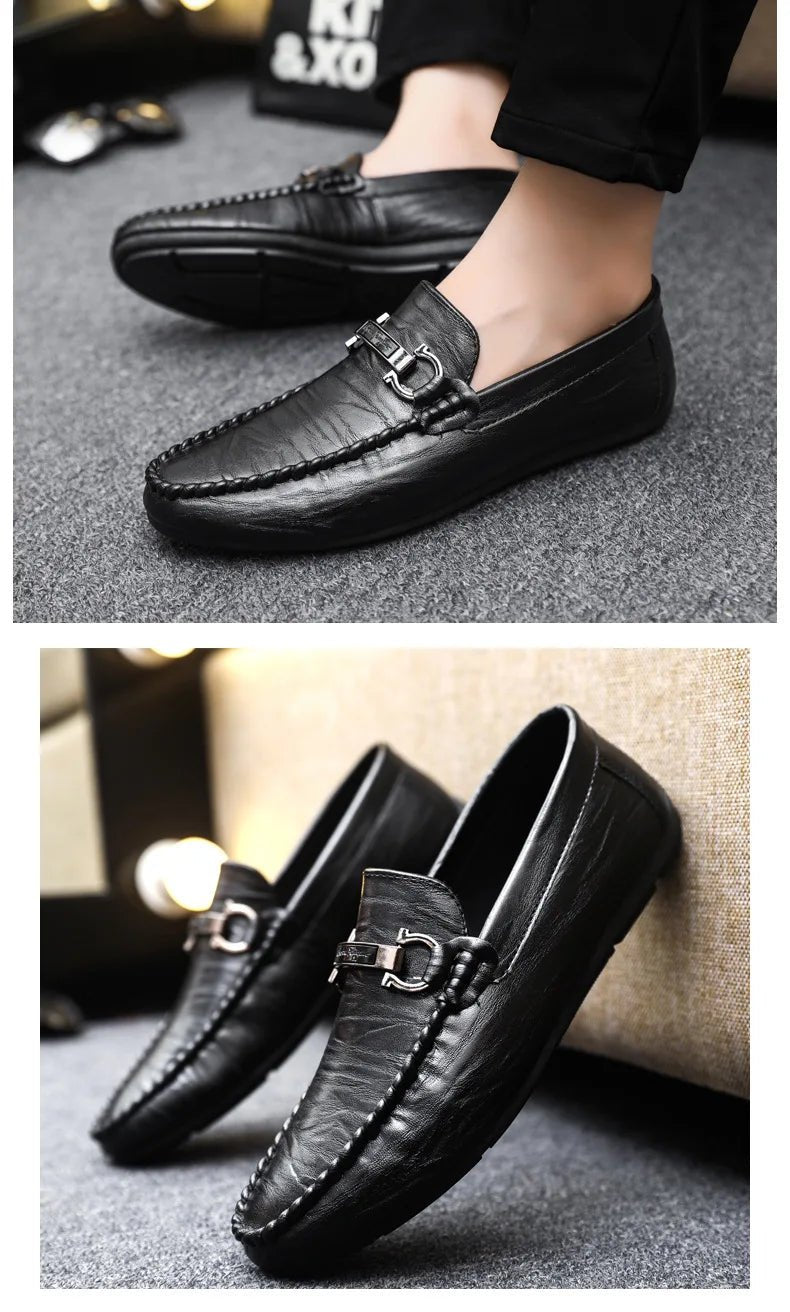Men’s Luxury Business Leather Loafers | Men's Loafers & Slip - Ons by Anwer Fancy | Worldwide Shipping