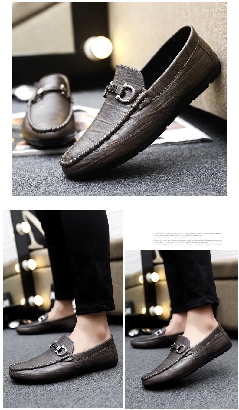 Men’s Luxury Business Leather Loafers | Men's Loafers & Slip - Ons by Anwer Fancy | Worldwide Shipping
