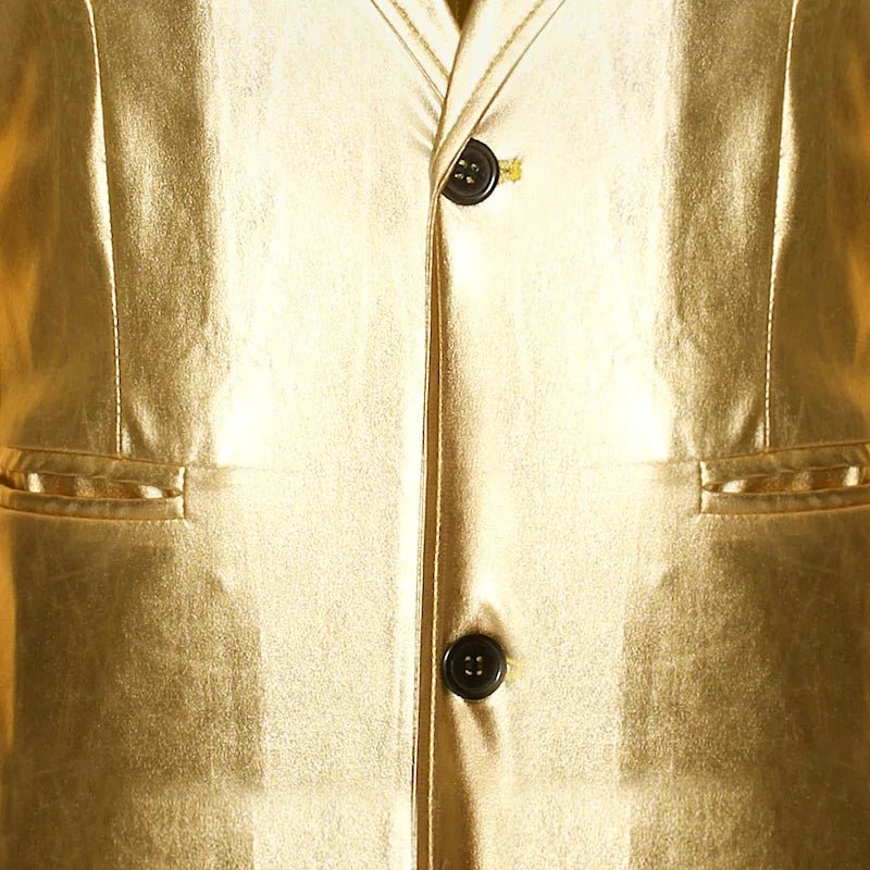 Men’s Shiny Gold Party Suit Set | by Anwer Fancy | Worldwide Shipping