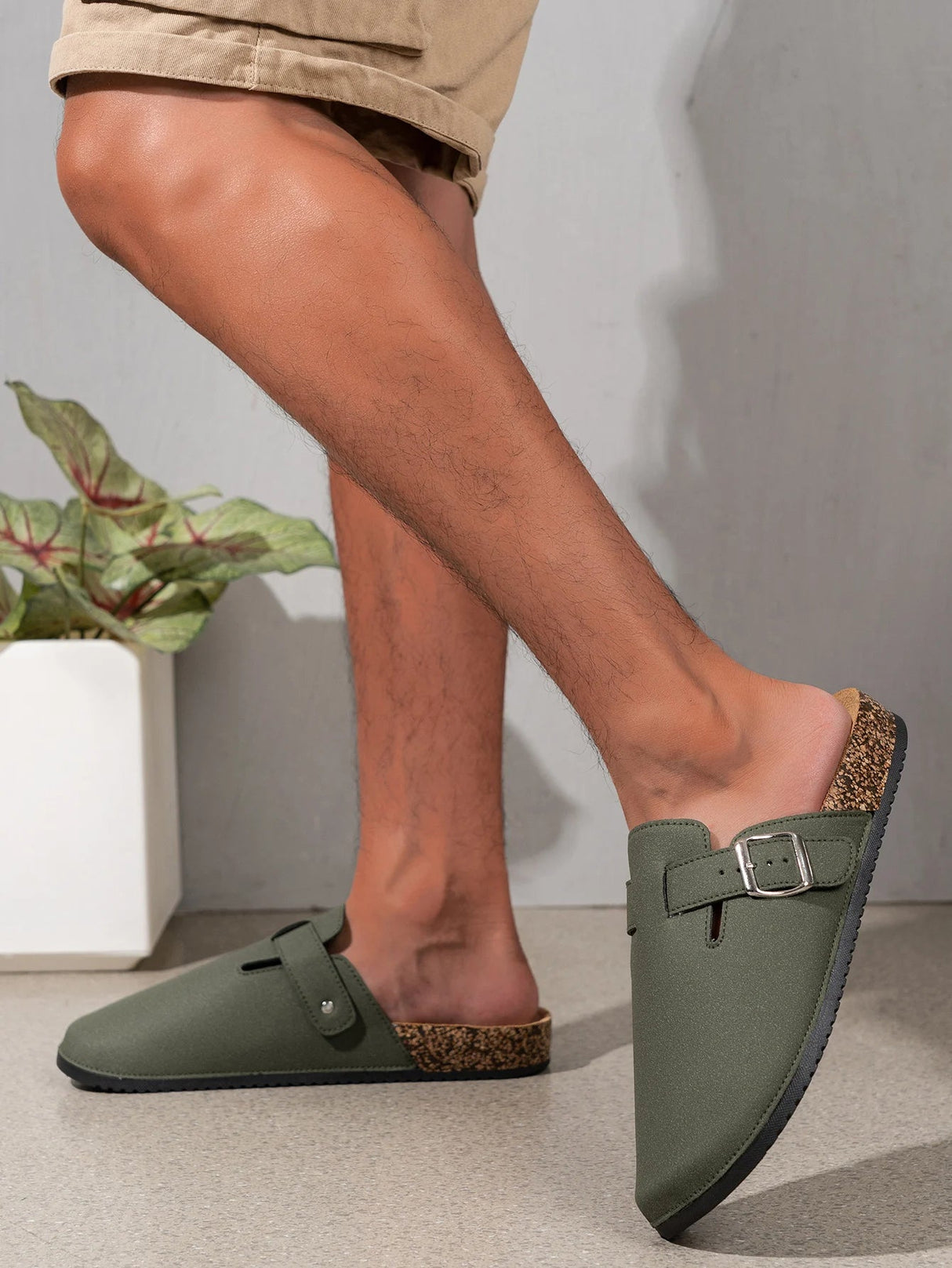 Men’s Solid Color Mules | Men's Mules & Clogs by Anwer Fancy | Worldwide Shipping