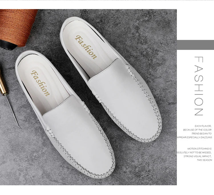 Men’s Summer Leather Mules | Men's Mules & Clogs by Anwer Fancy | Worldwide Shipping