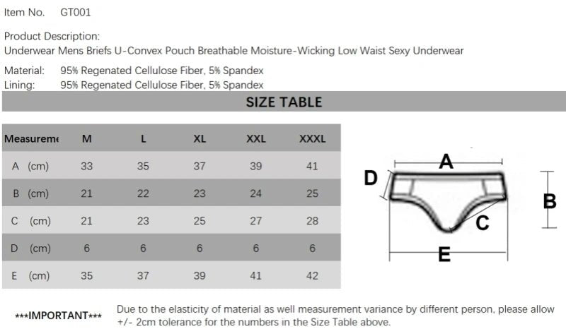 Men’s U - Convex Briefs | by Anwer Fancy | Worldwide Shipping