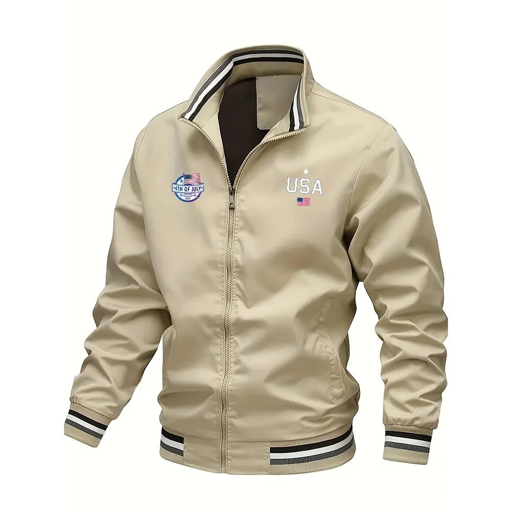 Men’s USA Graphic Varsity Jacket | Men's Jackets &Coats by Anwer Fancy | Worldwide Shipping