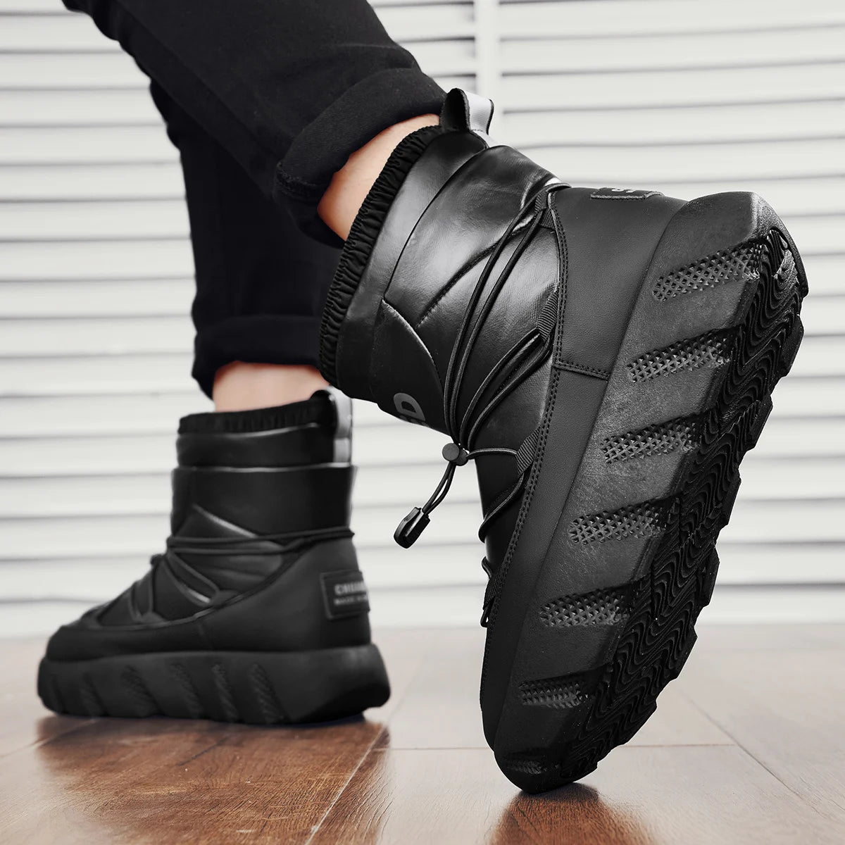 Men’s Waterproof Plush Winter Boots | Men's Snow Boots by Anwer Fancy | Worldwide Shipping