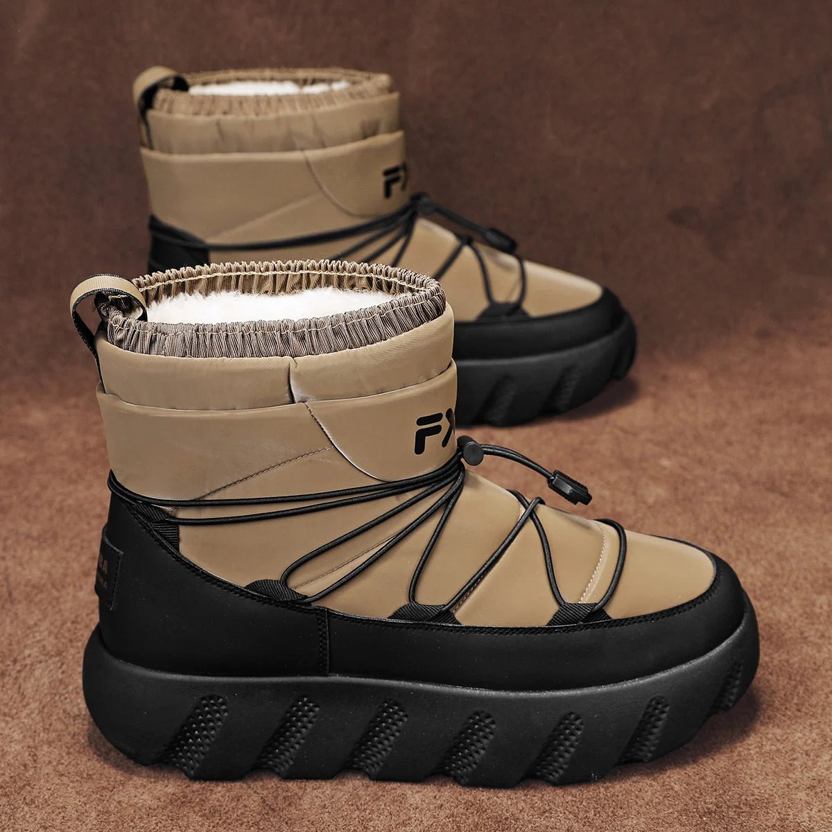 Men’s Waterproof Plush Winter Boots | Men's Snow Boots by Anwer Fancy | Worldwide Shipping