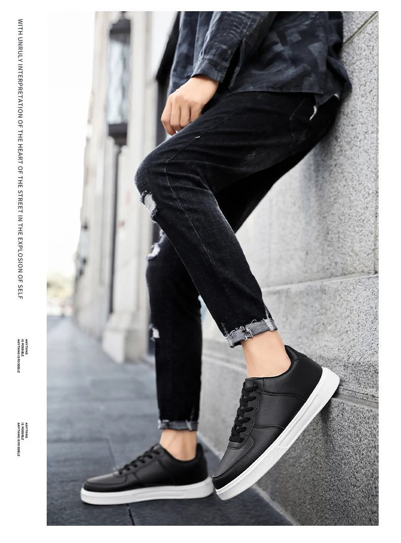 Unisex Black Flat Skate Trainers | by Anwer Fancy | Worldwide Shipping