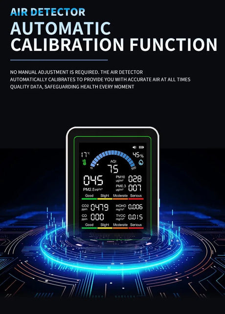 10 - in - 1 Air Quality Detector | by Anwer Fancy | Worldwide Shipping