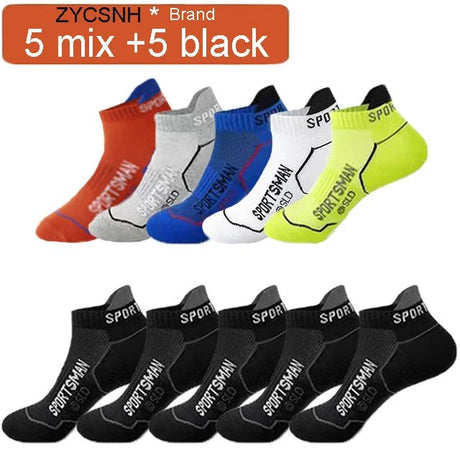 10 Pairs Men’s Ankle Cotton Sports Socks | Men's Socks & Hosiery by Anwer Fancy | Worldwide Shipping