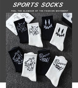 10 Pairs Men’s Ghost Graffiti Sports Socks | Men's Socks & Hosiery by Anwer Fancy | Worldwide Shipping