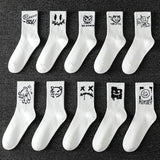 10 Pairs Men’s Ghost Graffiti Sports Socks | Men's Socks & Hosiery by Anwer Fancy | Worldwide Shipping