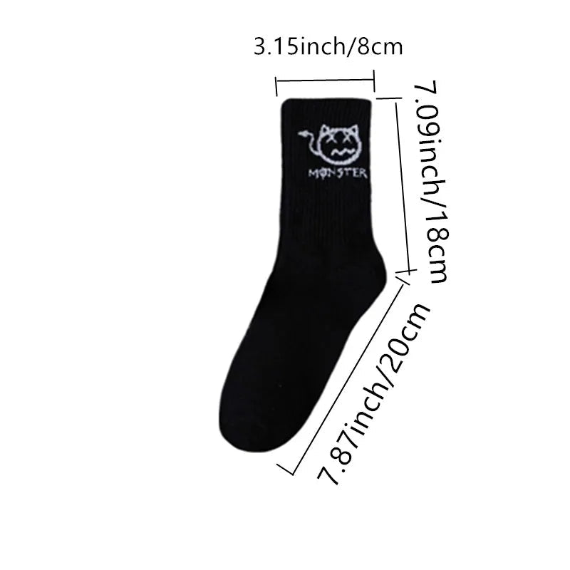 10 Pairs Men’s Ghost Graffiti Sports Socks | Men's Socks & Hosiery by Anwer Fancy | Worldwide Shipping