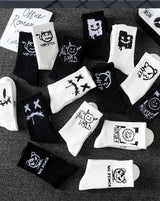 10 Pairs Men’s Ghost Graffiti Sports Socks | Men's Socks & Hosiery by Anwer Fancy | Worldwide Shipping