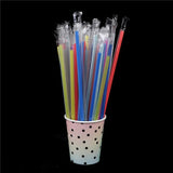 100pcs Clear Disposable PP Straws | by Anwer Fancy | Worldwide Shipping