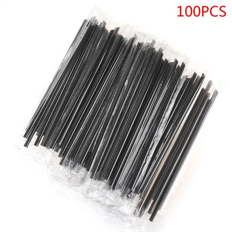 100pcs Clear Disposable PP Straws | by Anwer Fancy | Worldwide Shipping