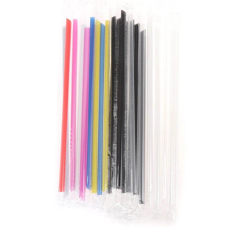 100pcs Clear Disposable PP Straws | by Anwer Fancy | Worldwide Shipping