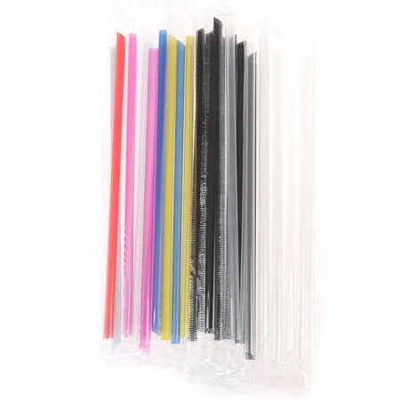 100pcs Clear Disposable PP Straws | by Anwer Fancy | Worldwide Shipping