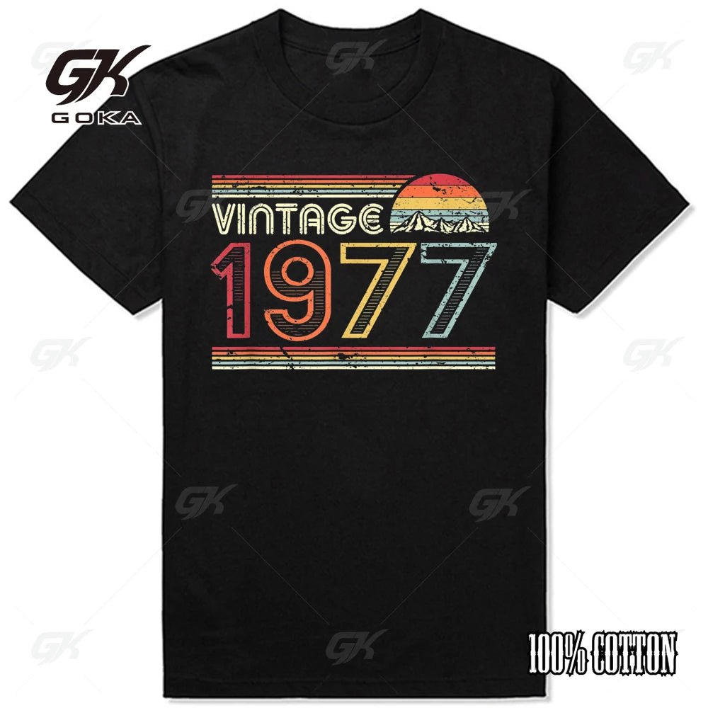 1977 Retro Vintage T-Shirt | by Anwer Fancy | Worldwide Shipping